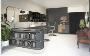 shop 3D render visualizzazioni grafiche arredo soluzioni d'arredo rendering showroom Milano Genova Torino
