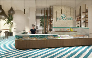 3D render visualizzazioni grafiche arredo soluzioni d'arredo rendering showroom restorant design