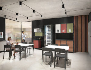ristoranti 3D render visualizzazioni grafiche arredo soluzioni d'arredo rendering showroom Milano Genova Torino