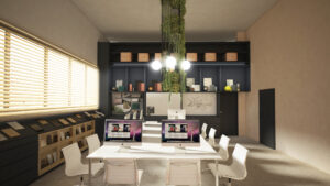 3D render visualizzazioni grafiche arredo soluzioni d'arredo rendering showroom Milano Genova Torino