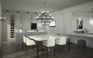 3D render visualizzazioni grafiche arredo soluzioni d'arredo rendering showroom Milano Genova Torino
